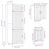 thumbnail of vidaXL 8-tlg. Küchenschrank-Set Lucca Hochglanz-Weiß Holzwerkstoff
