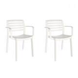 thumbnail of garbar WIND Set 2 Silla Con Brazos Interior, Exterior Blanco