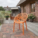thumbnail of CLP Tuinstoel Hope Kunststof HBT: 80x59x60 cm oranje