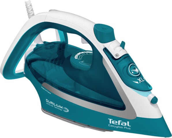 Tefal FV5737 Easygliss Plus Dampfbügeleisen, Türkis, 2500 Watt, 270 ml, 45 g/min