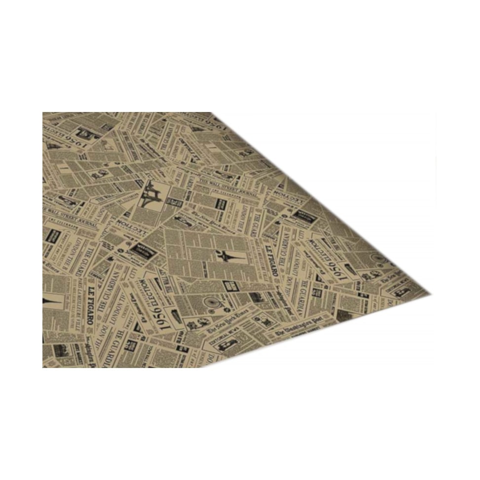 Scatola da 400 Tovaglia Carta Tagliata 100x100 Decorata Eco Nature Press