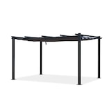 thumbnail of Tonnelle/Pergola aluminium 3x4m toile coulissante rétractable - GrisOHIO XL