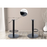 thumbnail of Estrutura de substituição SCHWER para banco de bar 10 x 10 cm preto