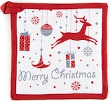thumbnail of Excelsa Topflappen Merry Christmas Baumwolle 20Xh0,5X20 Cm Bunt