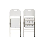 thumbnail of Klapstoel, inklapbaar, weerbestendig, handgreep, maximaal 300 kg, wit