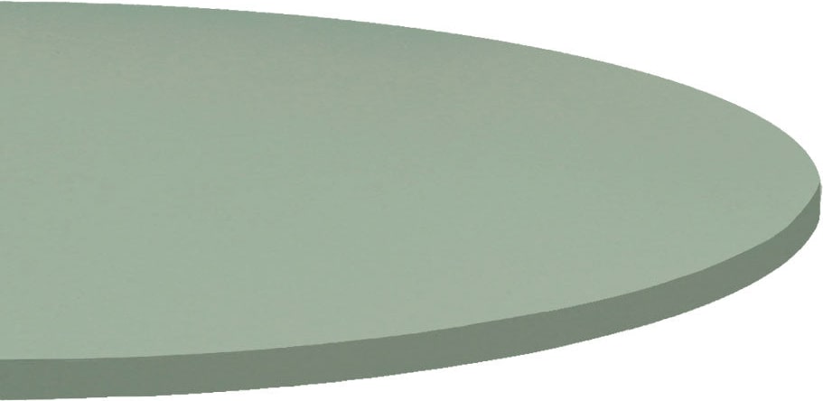 Restootab - Tischplatte Ø80 Dekor grün celadon