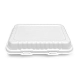thumbnail of MONOUSO - Suikerriet Gescharnierd Container "Menu Box" wit 26x16x6cm (250 stuks)