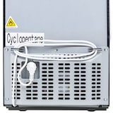 thumbnail of Merax mini frigorífico retro con congelador, 60 L, 2 puertas, 86.8 cm, compacto para solteros, oficina y minibar de hotel, LED, 102 kWh/año, negro