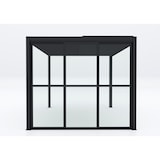 thumbnail of BS COM Parete laterale in policarbonato per pergola bioclimatica Tony Alluminio 149x20x8 cm Antracite