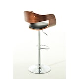 thumbnail of Lot de 2 tabourets de bar Kingstone similicuir Noyer / Noir