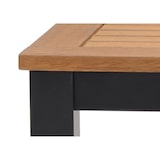 thumbnail of METRO PROFESSIONAL Mesa de jantar Gastro Lynx, alumínio/eucalipto, 137 x 90 cm, retangular, preta