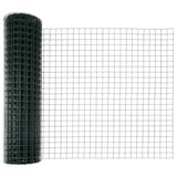 thumbnail of vidaXL Zaun mit Pfosten Grün 1,4 x 10 m Stahl und PVC