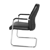 thumbnail of Konferenzstuhl / Freischwinger / Stuhl FLEXO V PU schwarz hjh OFFICE