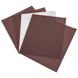 thumbnail of 20er Set Schleifpapier Bogen Aluminiumoxid C-Papier 230x280mm, Rot, Körnung P100 P120 P150 P180 für Holz und Metall