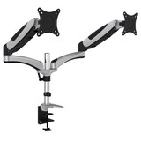 thumbnail of Digitus DA-90353 2fach Monitor-Tischhalterung 25,4 cm (10") - 68,6 cm (27") Schwarz Neigbar, Schwenk