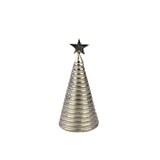 thumbnail of Weihnachtsdeko Tanne mit Stern, Alu silber 170 x 80 mm, 1 Stück