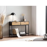 thumbnail of Konsolentisch FineBuy Anrichte 100 cm Ablagetisch Flurtisch Wiener Geflecht