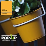 thumbnail of Artplast - 4 Zylindertöpfe Ø 14 cm mit Polypropylen-Haken Grau