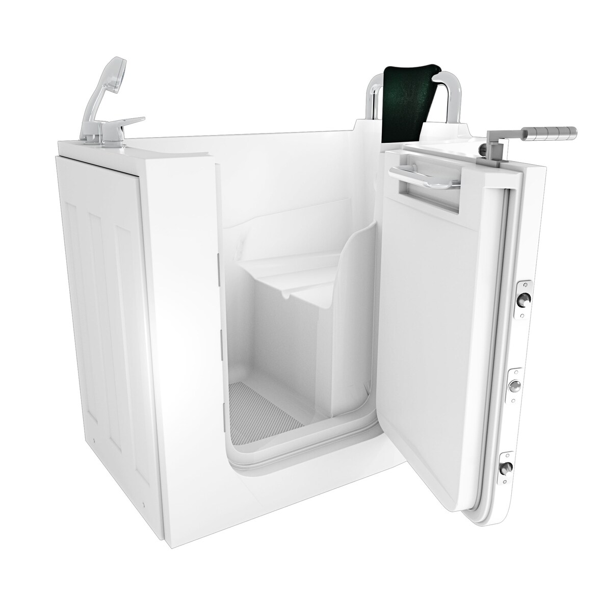 Sitzbadewanne Senioren Wanne Sitzwanne mit Tür S08-C-R 110x68cm