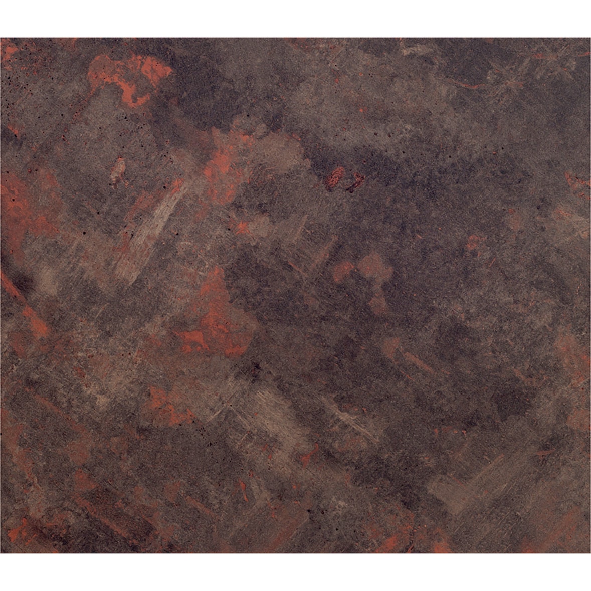 piano per tavolo in hpl, misura 80x80, colore ruggine
