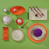thumbnail of Plato de servicio Olive 215 x 120 mm