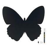 thumbnail of Securit® Silhouette Lavagna ''Farfalla'' – Pennarello a Gesso Incluso + Kit Velcro per Montaggio a Parete – 30x50 cm