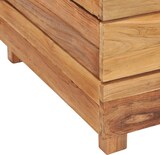 thumbnail of vidaXL Hochbeet 100x40x38 cm Massivholz Teak und Stahl