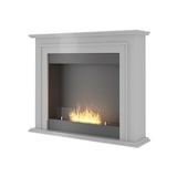 thumbnail of SIMPLE INPORTAL 1 – Freistehender Boden-Biokamin, weißer Bioethanol-Kamin