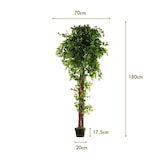 thumbnail of Pianta artificiale Ficus intrecciata 180cm | Naturing Monde - Interno - Tronco naturale