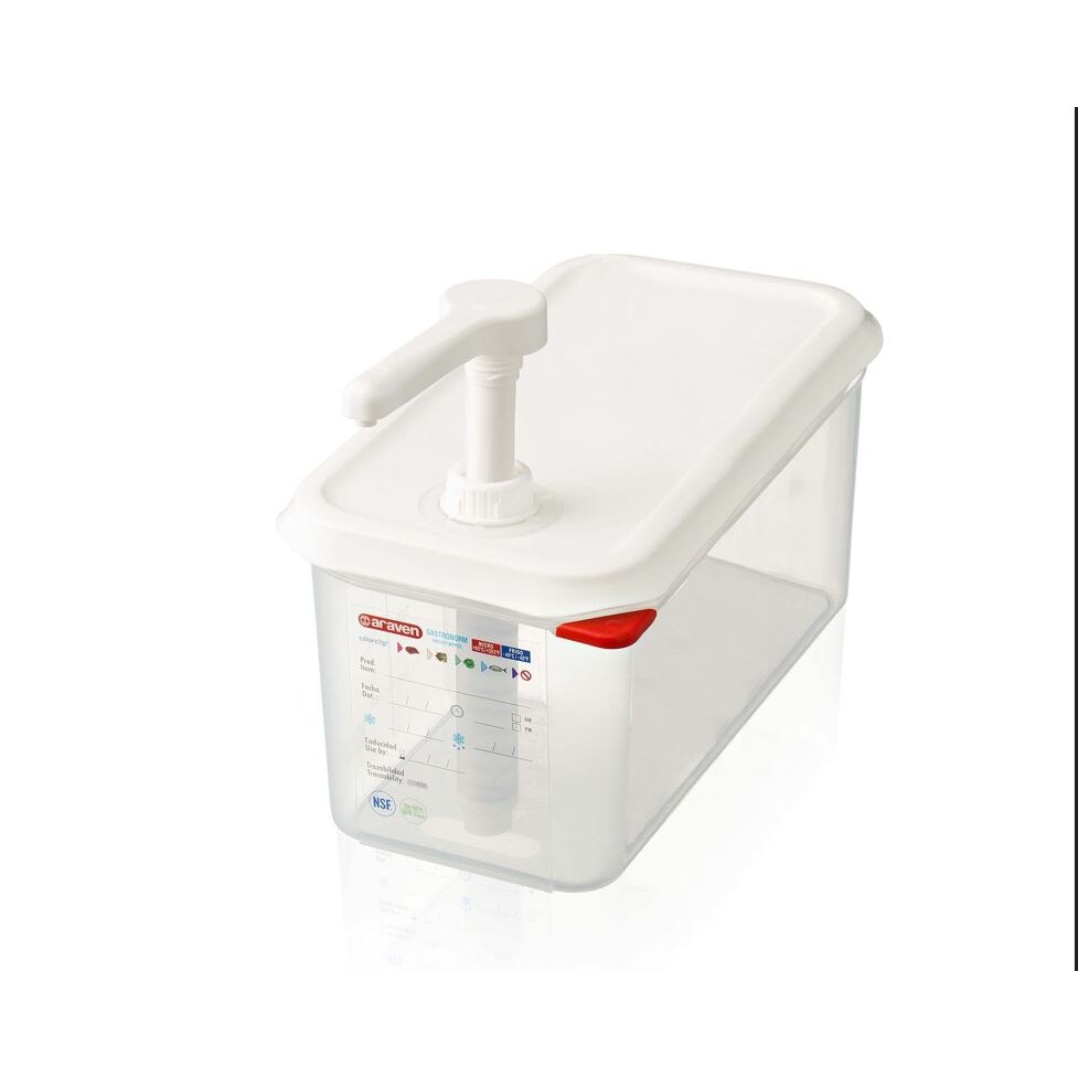 Araven Sauce Dispenser Gn 1/4 Transparent 10Ml
