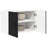 thumbnail of vidaXL Küchenwandschrank mit Tür Schwarz 60 x 31 x 40 cm Holzwerkstoff