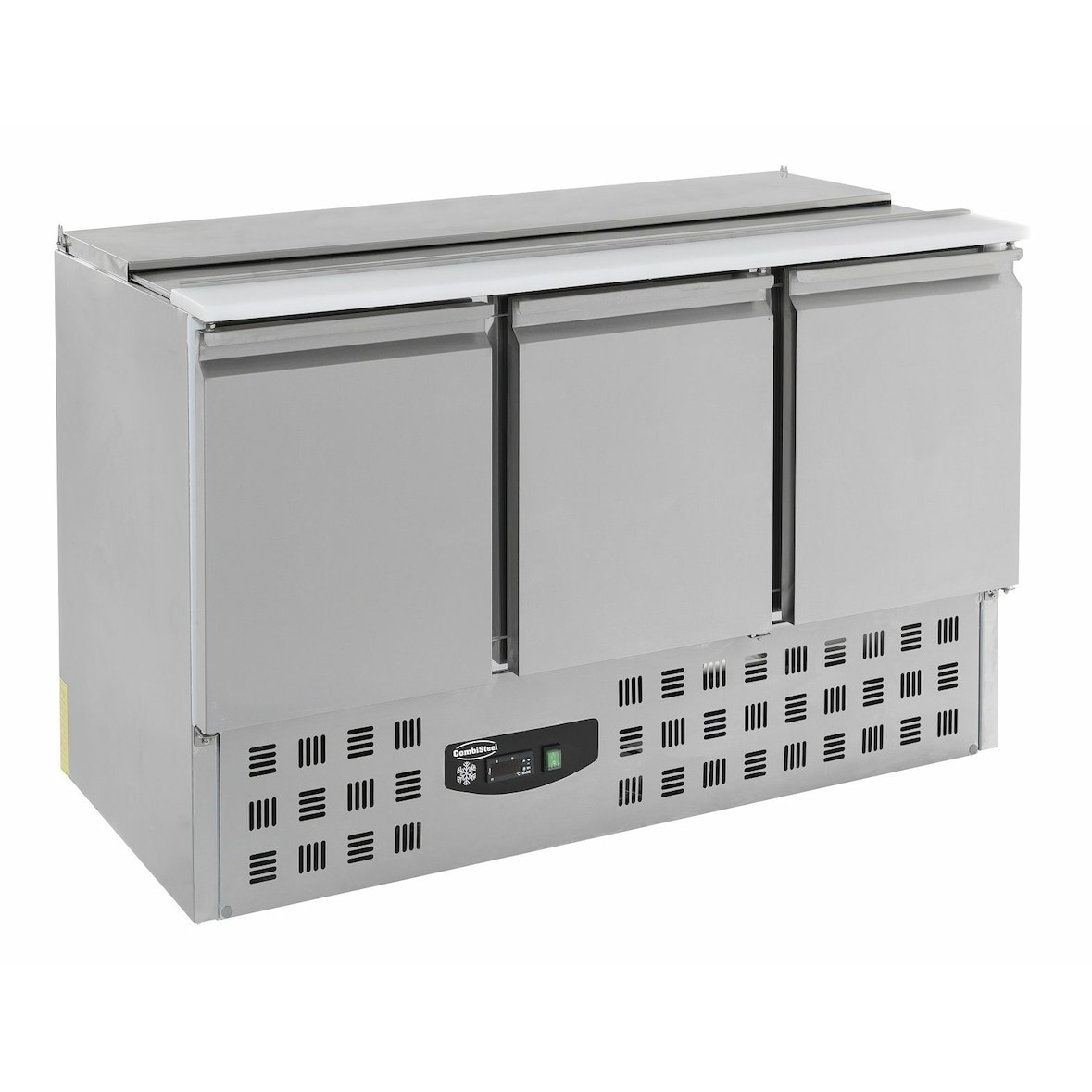 Gastro Koelkast Balie Saladette 3x1/1&4x1/1 GN, 3 deuren 1370x700x870mm