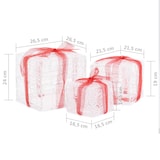 thumbnail of vidaXL Kerstverlichting geschenkdozen 3 st decoratief acryl kleurrijk