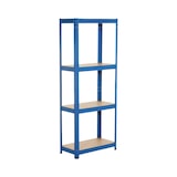 thumbnail of Estantería Metálica Azul con 4 Baldas Ajustables 148x60x30cm 240Kg 7house
