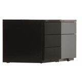 thumbnail of BISLEY OBA Rollcontainer mit 3 Schüben aus Metall abschließbar in lichtgrau - Bürocontainer mit Schloss für DIN A4 Dokumente, Kleinteile &