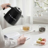 thumbnail of Bollitore elettrico vintage KTS7, 1 L, acciaio inox, 1000 W,Base girevole a 360°, Nero