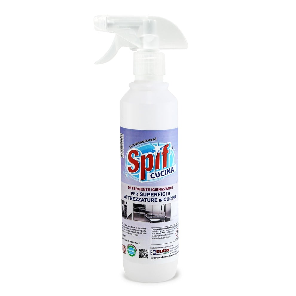 Spif Cucina Detergente Igienizzante 500 ML -  Prodotto Professionale - HACCP