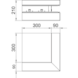 thumbnail of OBO Bettermann Außeneck GS-AA90210RW 6278110