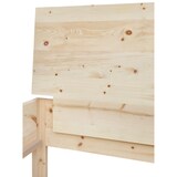thumbnail of Metallfreies Doppelbett Holzbett Zirbe massiv 140x200 mit wählbarem Zubehör V-60.95-14 Rollrost inkl.