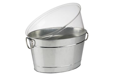 APS Getränkewanne/Getränkekühler/Flaschenkühler -TIN-40 x 28 cm, H: 22 cm