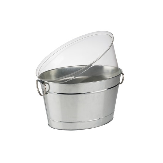 APS Getränkewanne/Getränkekühler/Flaschenkühler -TIN-40 x 28 cm, H: 22 cm