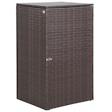 thumbnail of Casaria Mülltonnenbox Rattan Braun