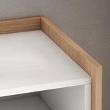 thumbnail of Sideboard, Highboard, 207x80x37 cm, 4 Türen, Wohnzimmer, Küche, Weiß und Eiche Soft
