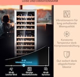 thumbnail of Klarstein Vinamour 73 Duo Weinkühlschrank 2 Zonen 192 L/73 Flaschen 5-18°C Touch Edelstahl