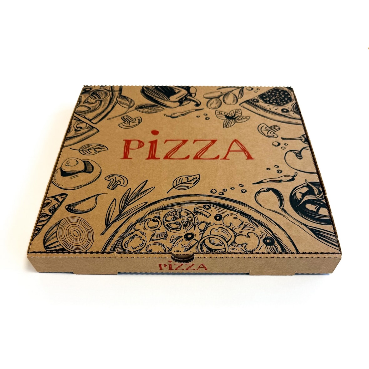 METRO PROFESSIONAL Pizzadoos, kraftkarton, 33 x 33 cm, 100 stuks