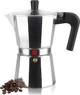 thumbnail of Magefesa Kenia - Cafetera Italiana 12 Tazas, Aluminio Esmaltado, Manejo Cómodo, Cocinas de Gas, Vitrocerámica y Eléctricas, NO APTA PARA INDUCCIÓN