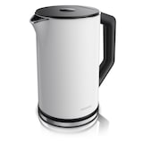thumbnail of Arendo Wasserkocher 1,5 l 2200 W, Edelstahl, Doppelwand, Temperaturwahl 40 - 100°C mit Anzeige, weiß matt