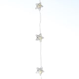 thumbnail of LED Lichterkette Sterne 20 LED Dekolichterkette Draht Weihnachtsdeko weiß