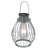 thumbnail of LED Deko-Solarleuchte h: 21,5cm silber