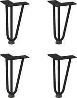 thumbnail of Helloshop26 - 4er-Set Haarnadelbeine für Couchtische 20 cm modernes Design stabil massiver schwarzer Stahl 02_0056731